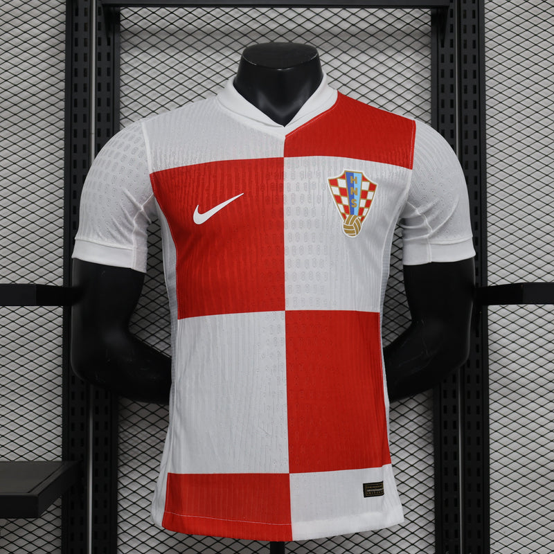 CAMISA VERSÃO JOGADOR DA CROACIA 24/25 BRANCO