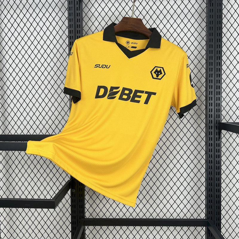 CAMISA DO WOLVES 25/26 AMARELO