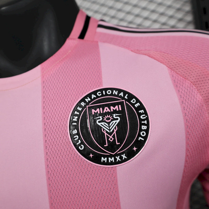 CAMISA DO INTER MIAMI 25/26 ROSA VERSÃO JOGADOR