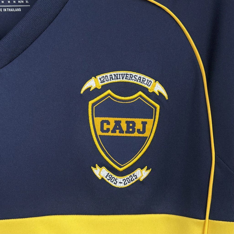CAMISA DO BOCA JUNIORS 25/26 ANIVER 120