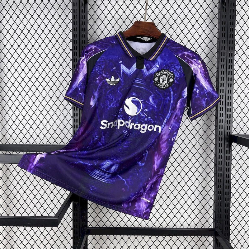 CAMISA DO MANCHESTER UNITED 25/26 ROXO