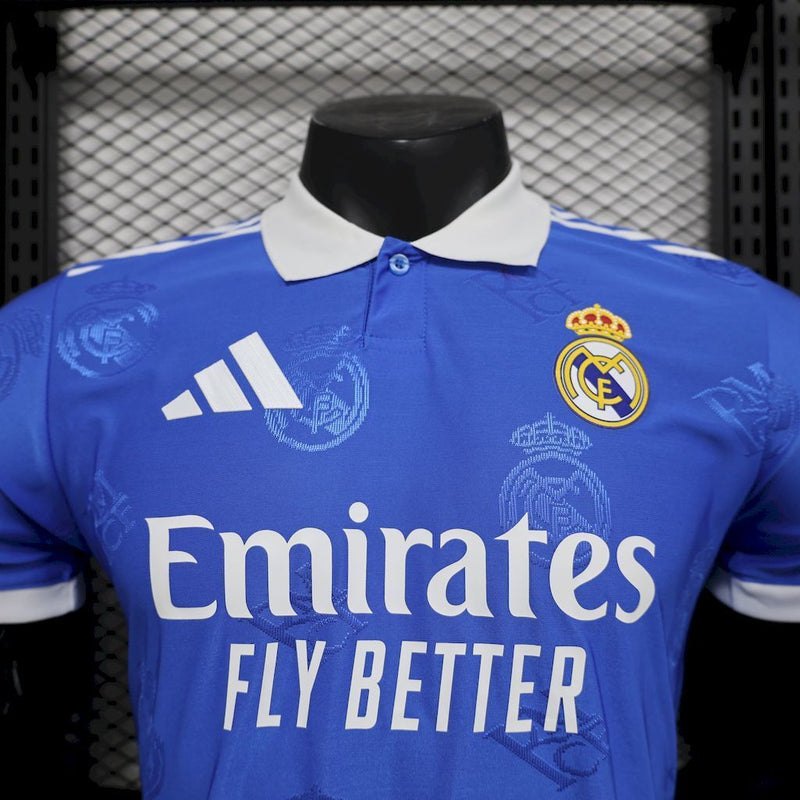 CAMISA DO REAL MADRID 25/26 BLUE ESPECIAL