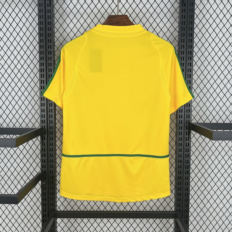 CAMISA RETRÔ DO BRASIL 02/03 AMARELO