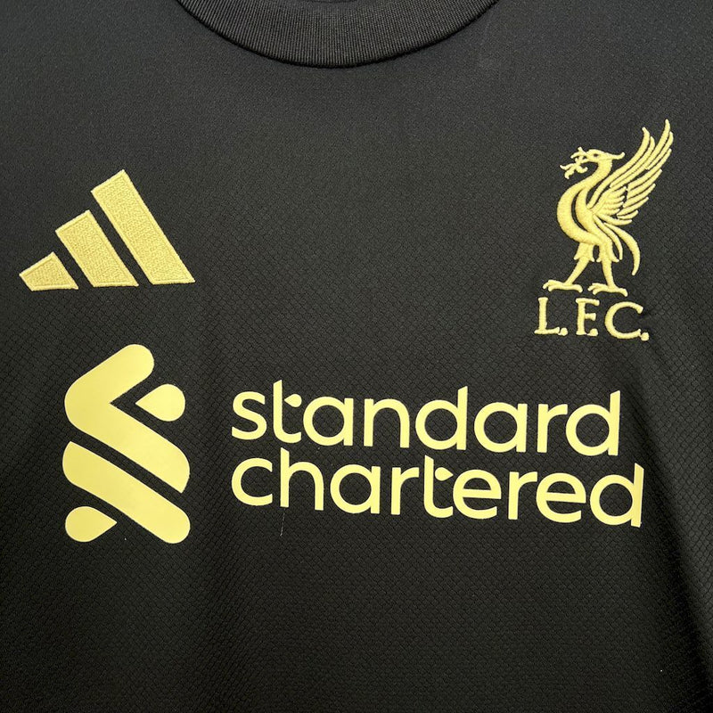 CAMISA DO LIVERPOOL 25/26  ESPECIAL BLACK GOLD