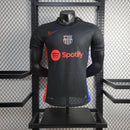CAMISA VERSÃO JOGADOR DO BARCELONA 24/25 PRETO