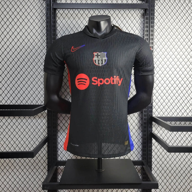 CAMISA VERSÃO JOGADOR DO BARCELONA 24/25 PRETO
