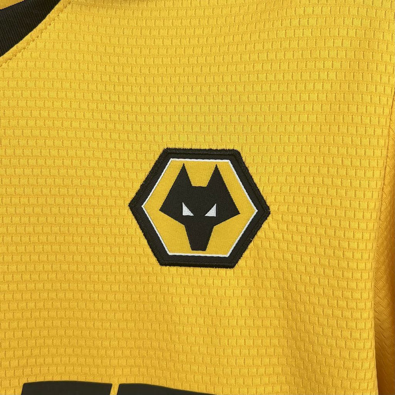 CAMISA DO WOLVES 25/26 AMARELO