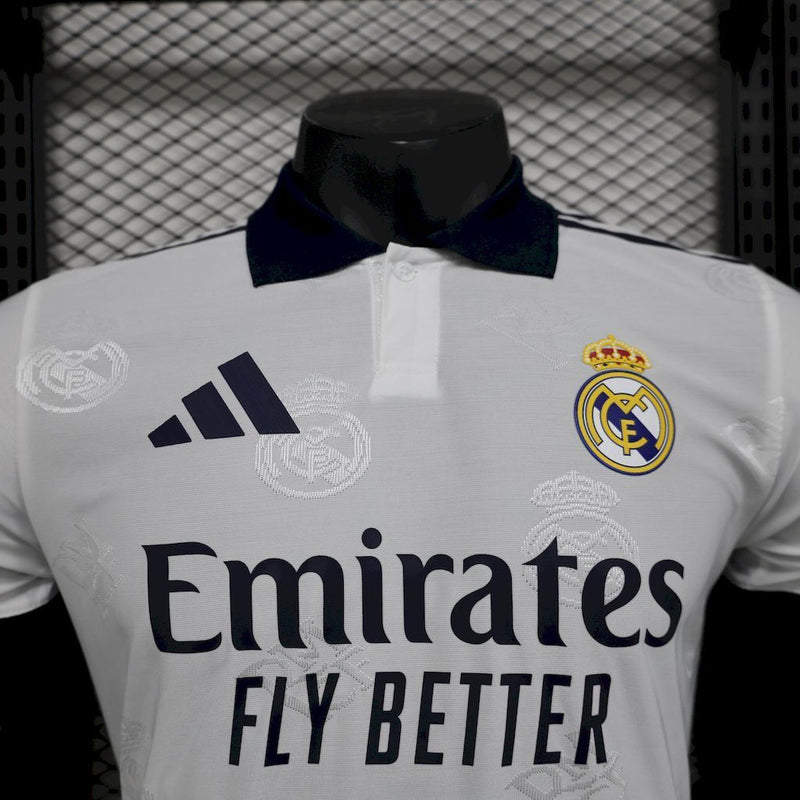 CAMISA DO REAL MADRID 25/26 BRANCO VERSÃO JOGADOR