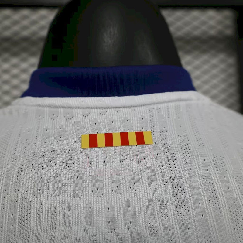 CAMISA DO BARCELONA 24/25 WHITE EXPOSURE VERSÃO JOGADOR