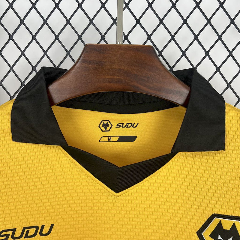 CAMISA DO WOLVES 25/26 AMARELO
