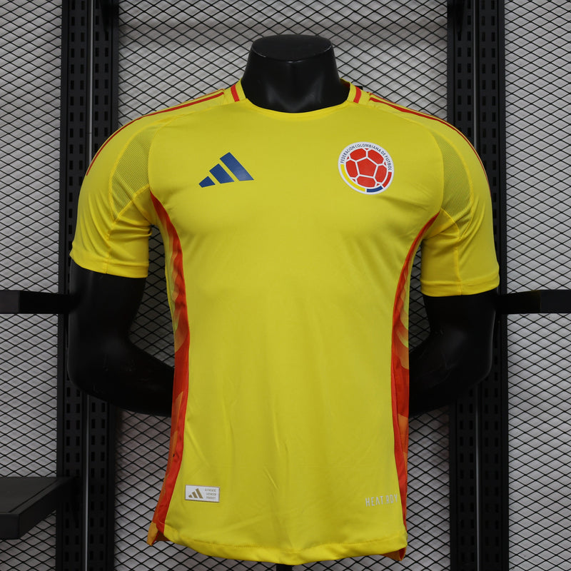 CAMISA VERSÃO JOGADOR DO COLOMBIA 24/25 AMARELO
