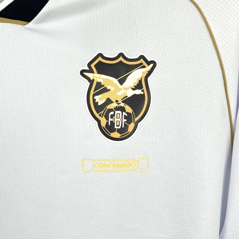 CAMISA DA SELEÇÃO DA BOLIVIA 25/26 BRANCA