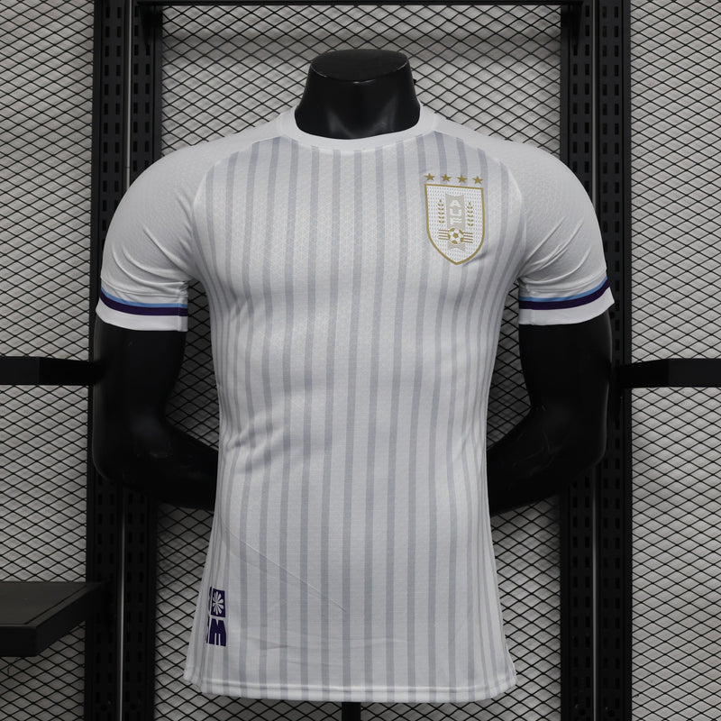 CAMISA VERSÃO JOGADOR DO URUGUAY 24/25 BRANCA