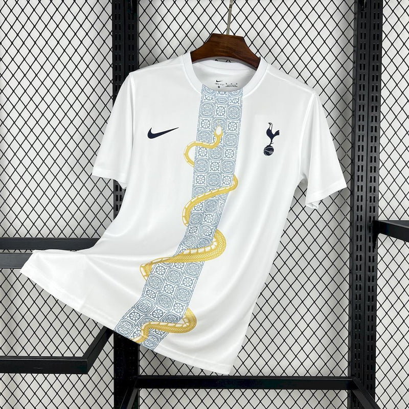 CAMISA DO TOTTENHAM 25/26 GOLD SNAKE