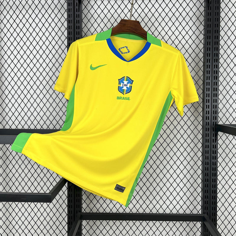 CAMISA DA SELEÇÃO DO BRASIL 25/26 AMARELO