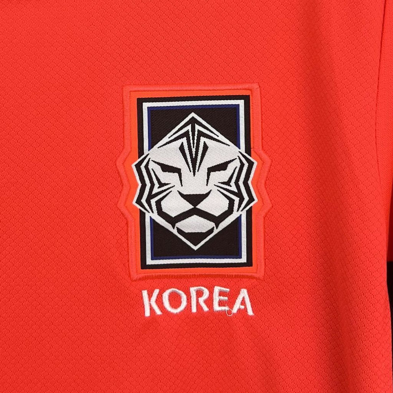 CAMISA DA SELEÇÃO DA KOREA 25/26 LARANJA