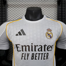 CAMISA DO REAL MADRID 25/26 BRANCA VERSÃO JOGADOR