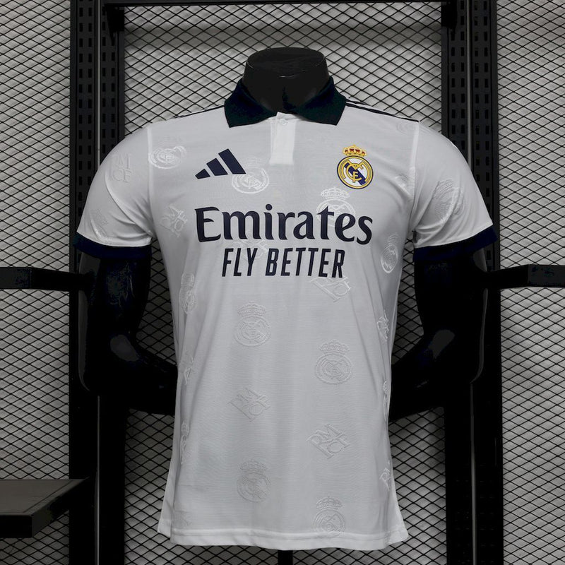 CAMISA DO REAL MADRID 25/26 BRANCO VERSÃO JOGADOR