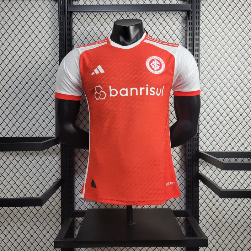 CAMISA VERSÃO JOGADOR DO INTERNACIONAL 24/25 VERMELHO E BRANCO