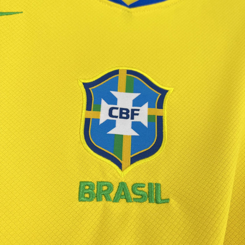 CAMISA DA SELEÇÃO DO BRASIL 25/26 AMARELO