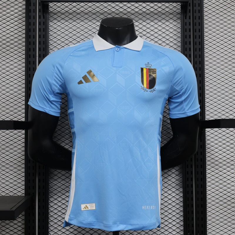 CAMISA VERSÃO JOGADOR DA BELGICA 24/25 AZUL
