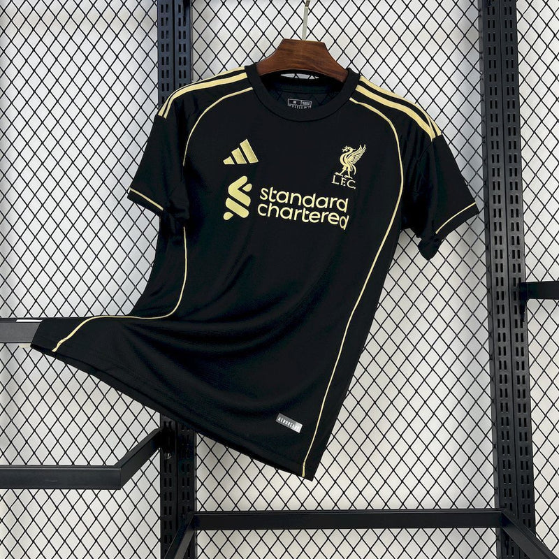 CAMISA DO LIVERPOOL 25/26  ESPECIAL BLACK GOLD