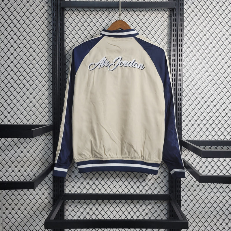 Jaqueta Corta Vento Jordan Bege 23/24 - FUT REAL