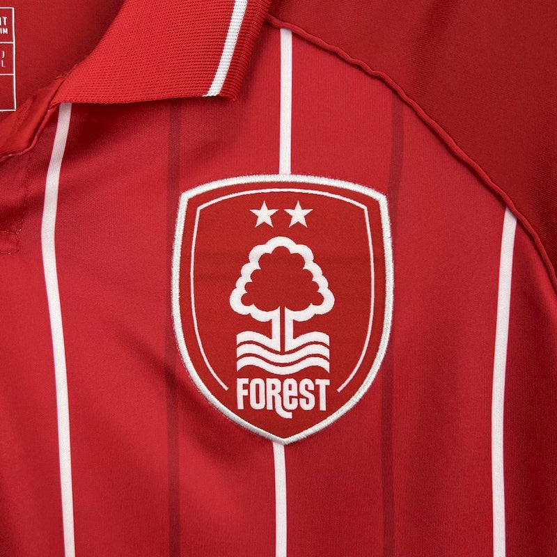 CAMISA DO NOTTINGHAM FOREST 25/26 VERMELHA