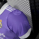 CAMISA DO REAL MADRID 25/26 LIGHT PURPLE ESPECIAL VERSÃO JOGADOR