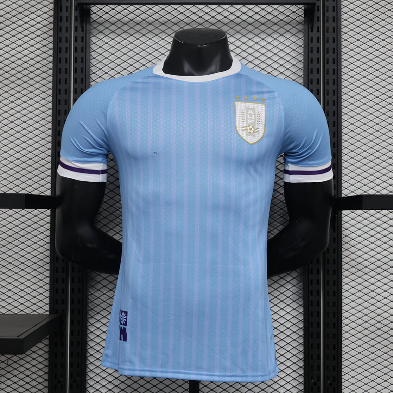 CAMISA VERSÃO JOGADOR DO URUGUAY 24/25 AZUL