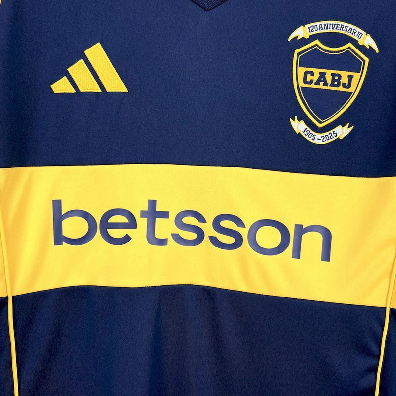 CAMISA DO BOCA JUNIORS 25/26 ANIVER 120