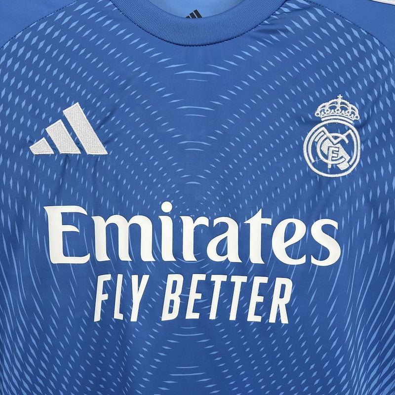 CAMISA DO REAL MADRID 25/26 BLUE SKY SPECIAL
