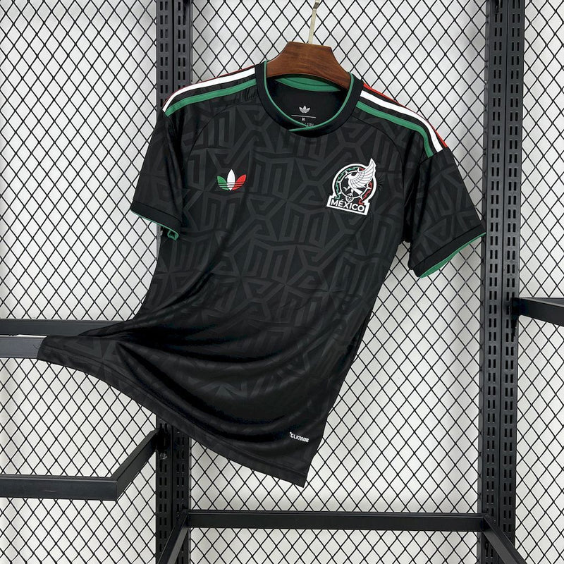 CAMISA DA SELEÇÃO DA MÉXICO 25/26 PRETA