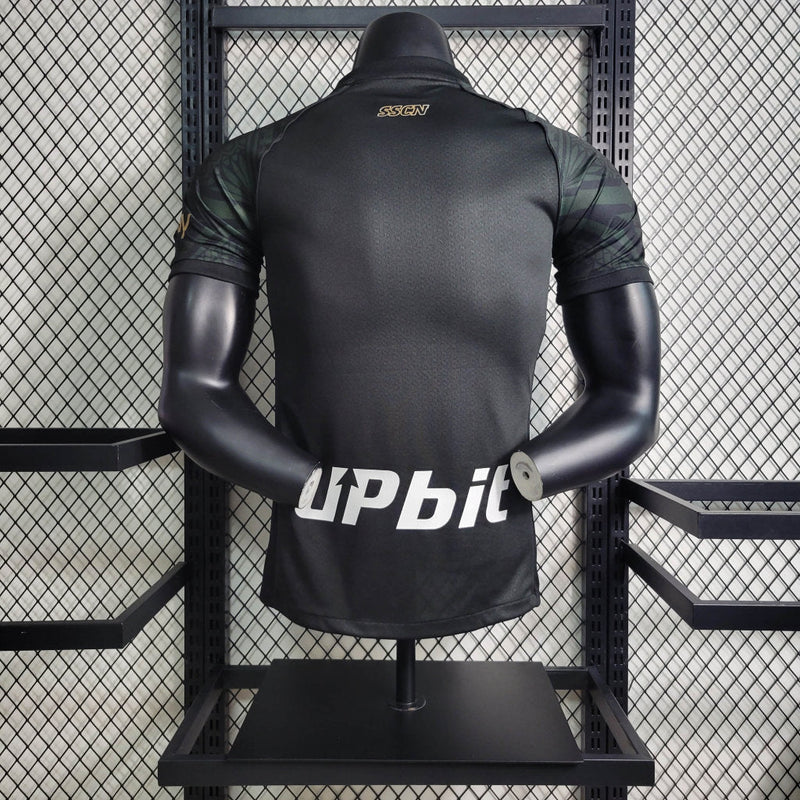 CAMISA VERSÃO JOGADOR DO NAPOLI 23/24 PRETO