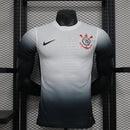 CAMISA VERSÃO JOGADOR DO CORINTHIANS 24/25 PRETO E BRANCO