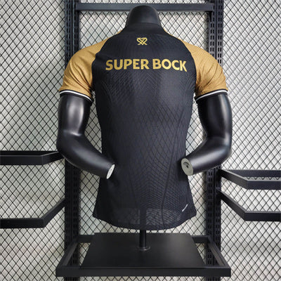 CAMISA VERSÃO JOGADOR DO SPORTING LISBOA 23/24 PRETO E BEGE