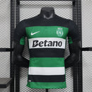 CAMISA VERSÃO JOGADOR DO SPORTING 24/25 PRETO E VERDE